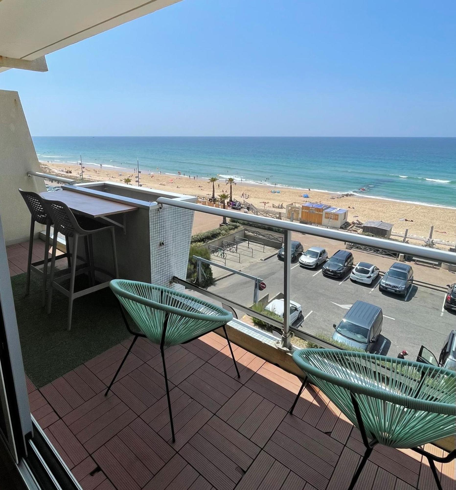 Studio Vue Imprenable Sur Ocean Lacanau Exterior foto